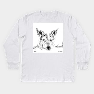 Kobi - A rescue dog Kids Long Sleeve T-Shirt